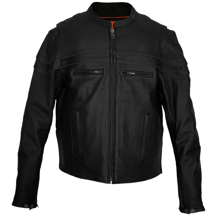 ANC–96 Black Leather Jacket — Zeebro