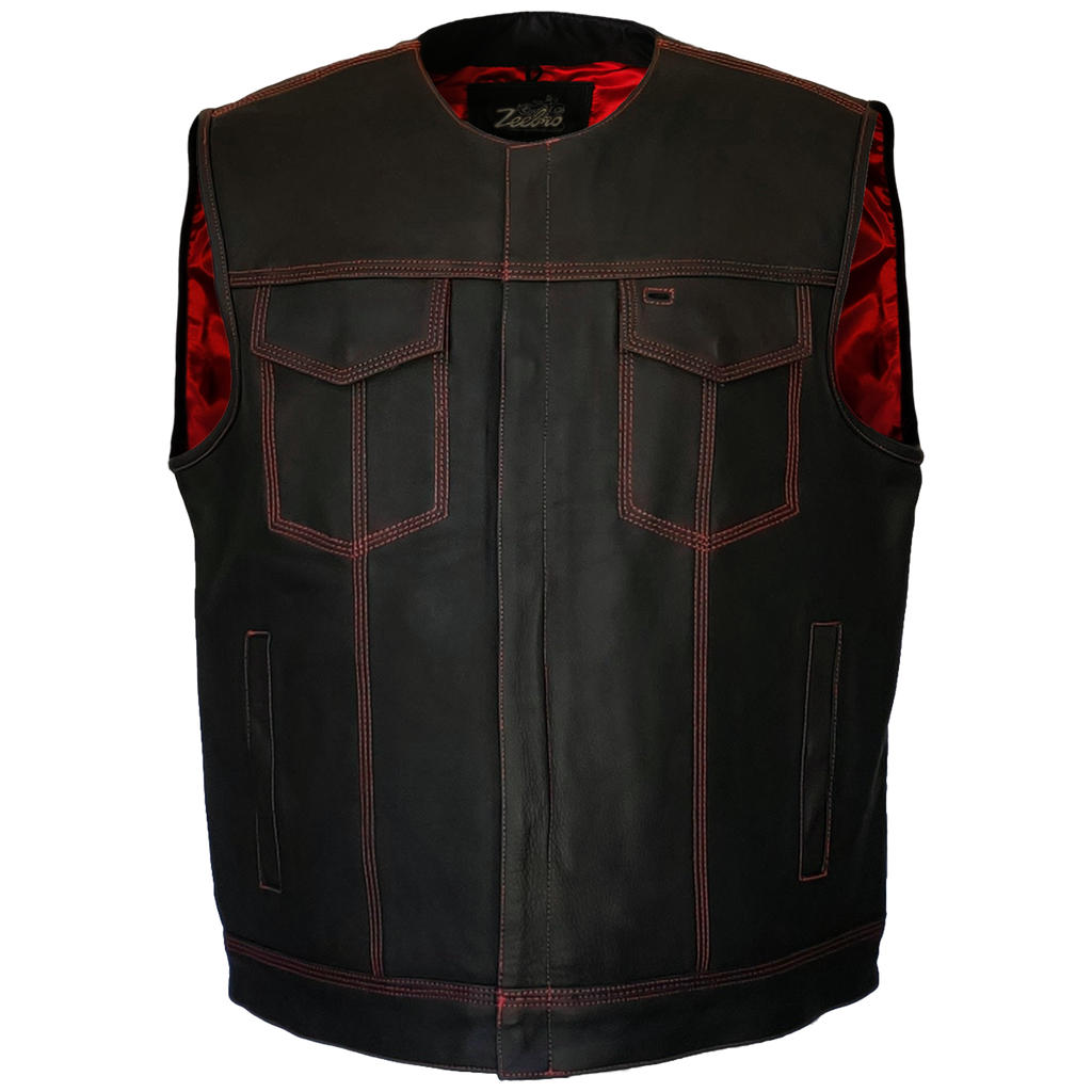 交換無料！ AMBUSH leather レザー M ブラック jacket vest ベスト ...